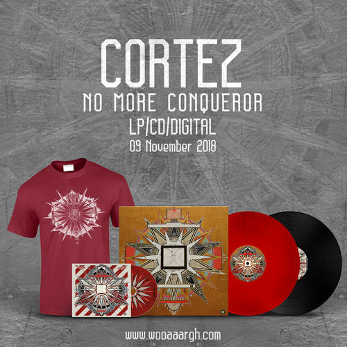 CORTEZ 'No More Conqueror' Bundle (LP, CD, T-Shirt)